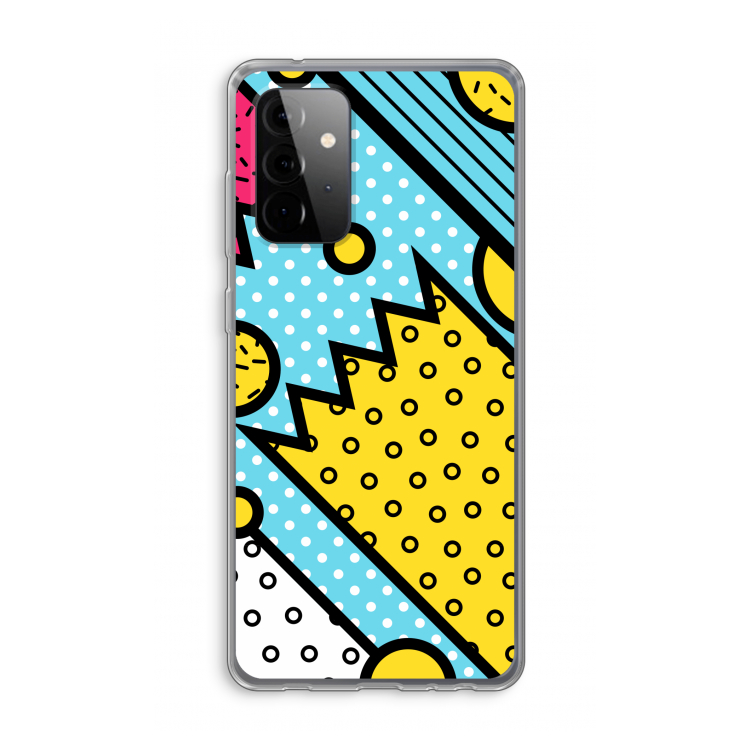 Pop Art #1: Samsung Galaxy A72 Transparant Hoesje