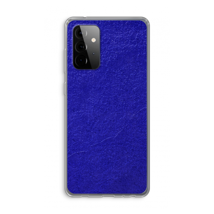 Majorelle Blue: Samsung Galaxy A72 Transparant Hoesje