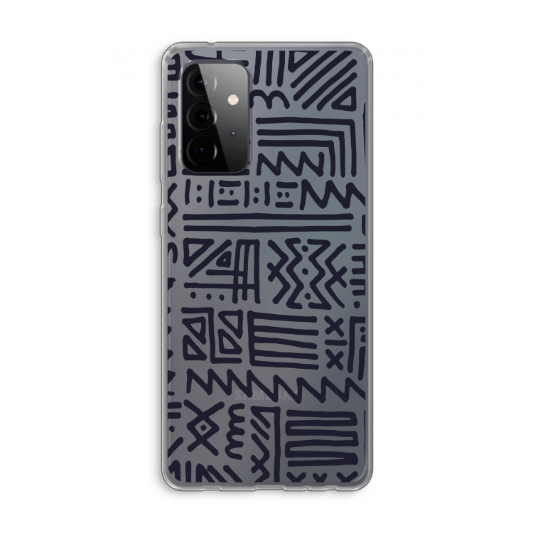 Marrakech print: Samsung Galaxy A72 Transparant Hoesje