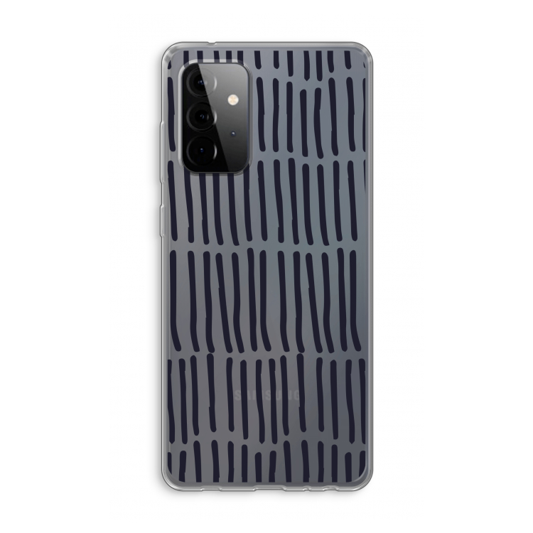 Moroccan stripes: Samsung Galaxy A72 Transparant Hoesje