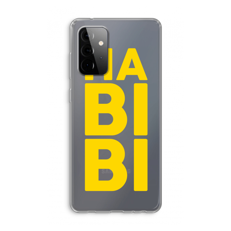 Habibi Majorelle : Samsung Galaxy A72 Transparant Hoesje