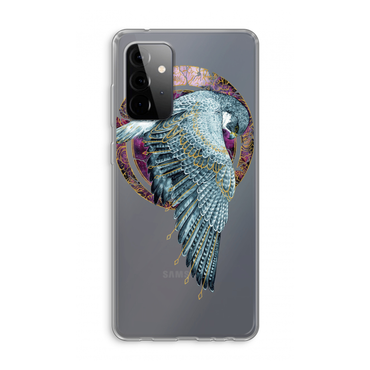 Golden Falcon: Samsung Galaxy A72 Transparant Hoesje
