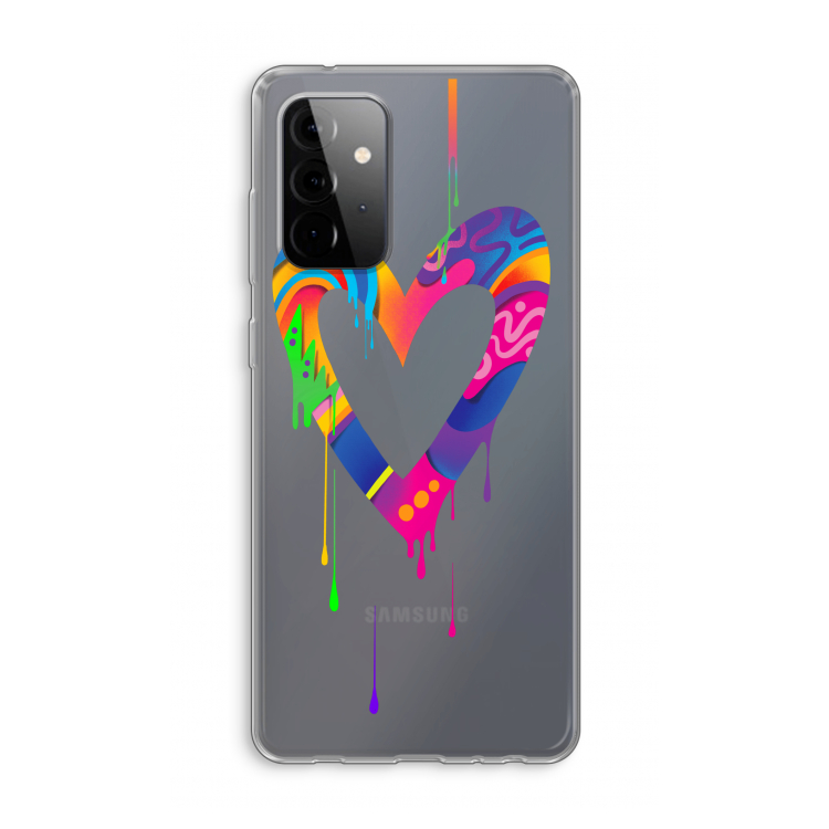 Melts My Heart: Samsung Galaxy A72 Transparant Hoesje