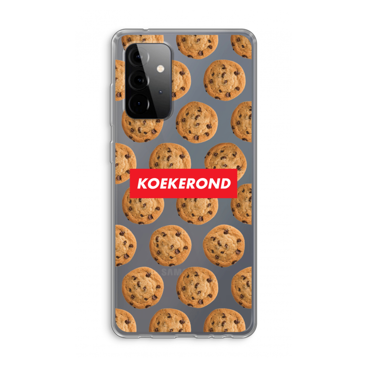 Koekerond: Samsung Galaxy A72 Transparant Hoesje