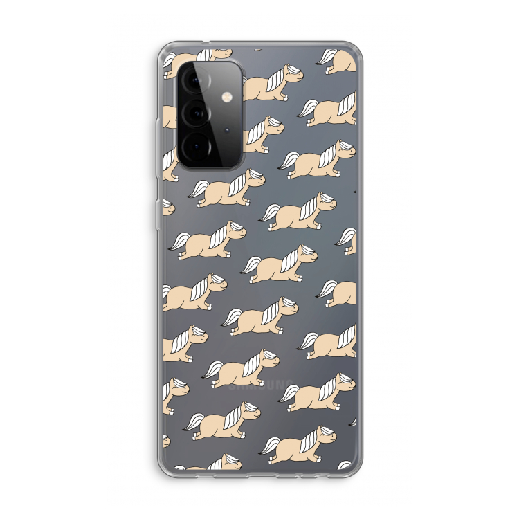 Ponys: Samsung Galaxy A72 Transparant Hoesje