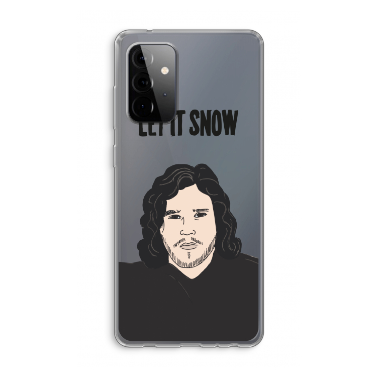 Let It Snow: Samsung Galaxy A72 Transparant Hoesje