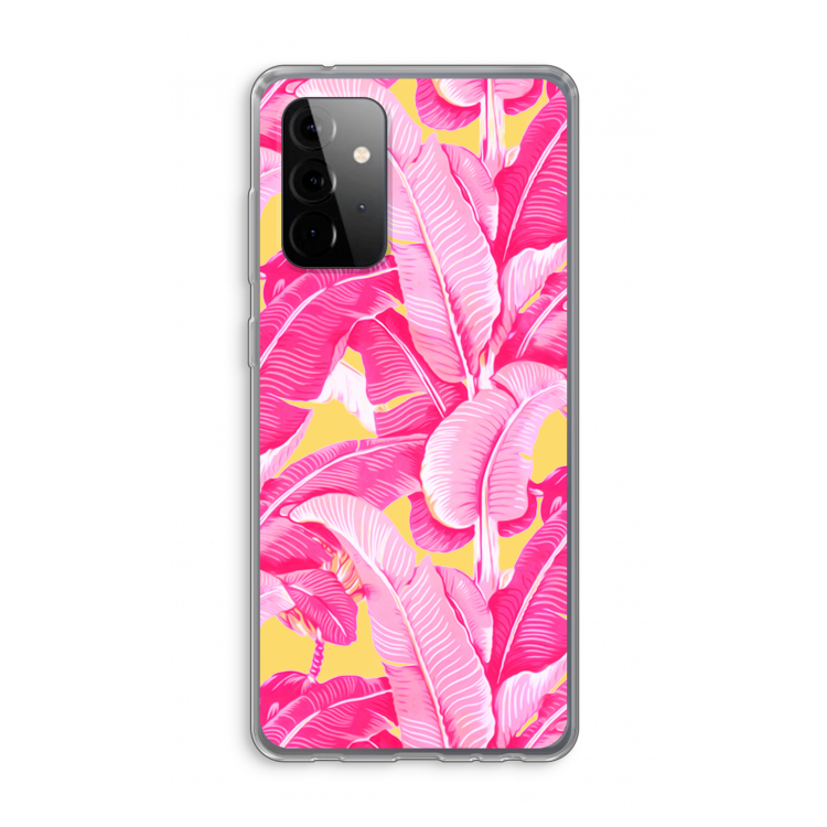Pink Banana: Samsung Galaxy A72 Transparant Hoesje
