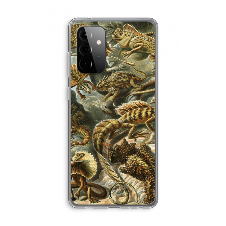 Haeckel Lacertilia: Samsung Galaxy A72 Transparant Hoesje