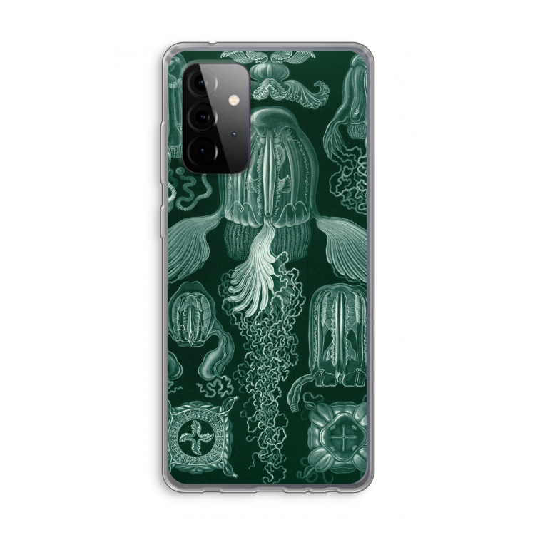 Haeckel Cubomedusae: Samsung Galaxy A72 Transparant Hoesje