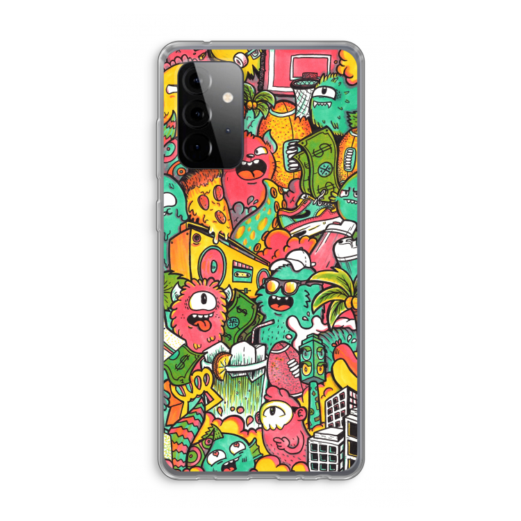 Vexx City: Samsung Galaxy A72 Transparant Hoesje