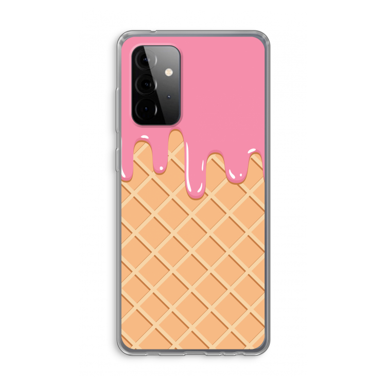 Ice cream: Samsung Galaxy A72 Transparant Hoesje