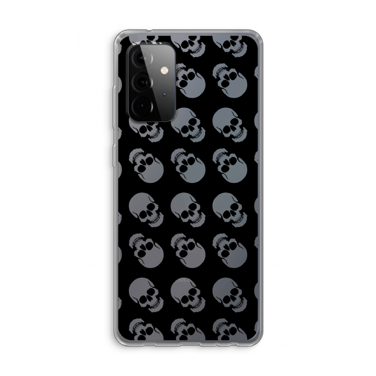 Musketon Skulls: Samsung Galaxy A72 Transparant Hoesje