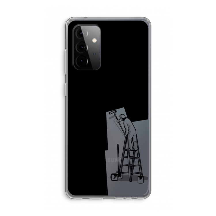 Musketon Painter: Samsung Galaxy A72 Transparant Hoesje