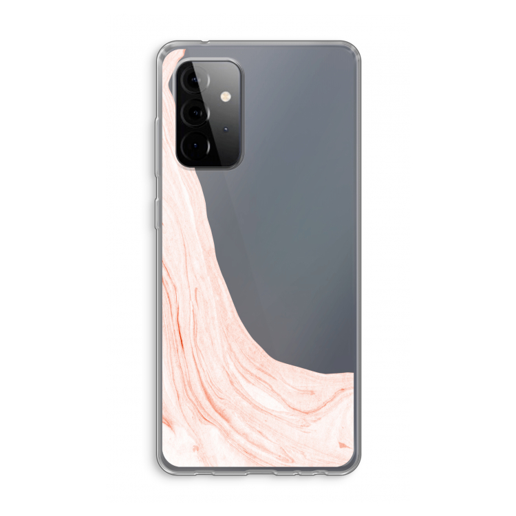 Peach bath: Samsung Galaxy A72 Transparant Hoesje