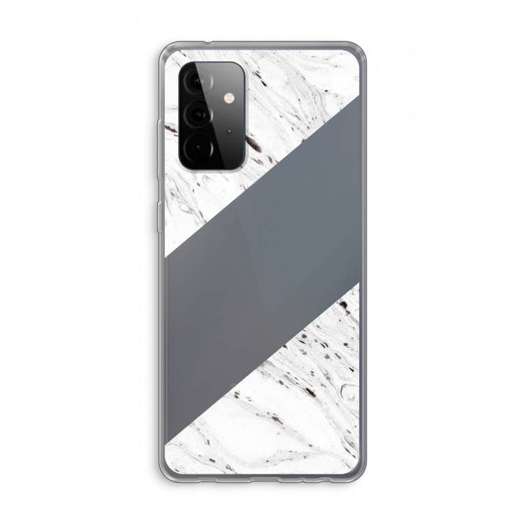 Biggest stripe: Samsung Galaxy A72 Transparant Hoesje