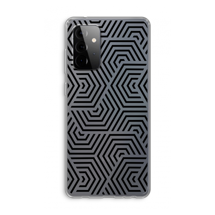 Magic pattern: Samsung Galaxy A72 Transparant Hoesje