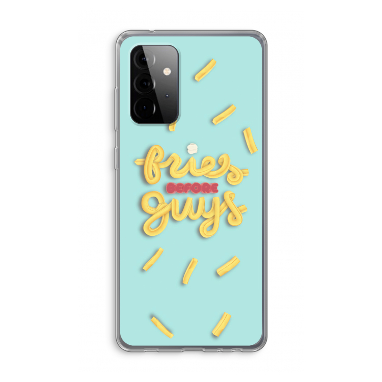 Always fries: Samsung Galaxy A72 Transparant Hoesje