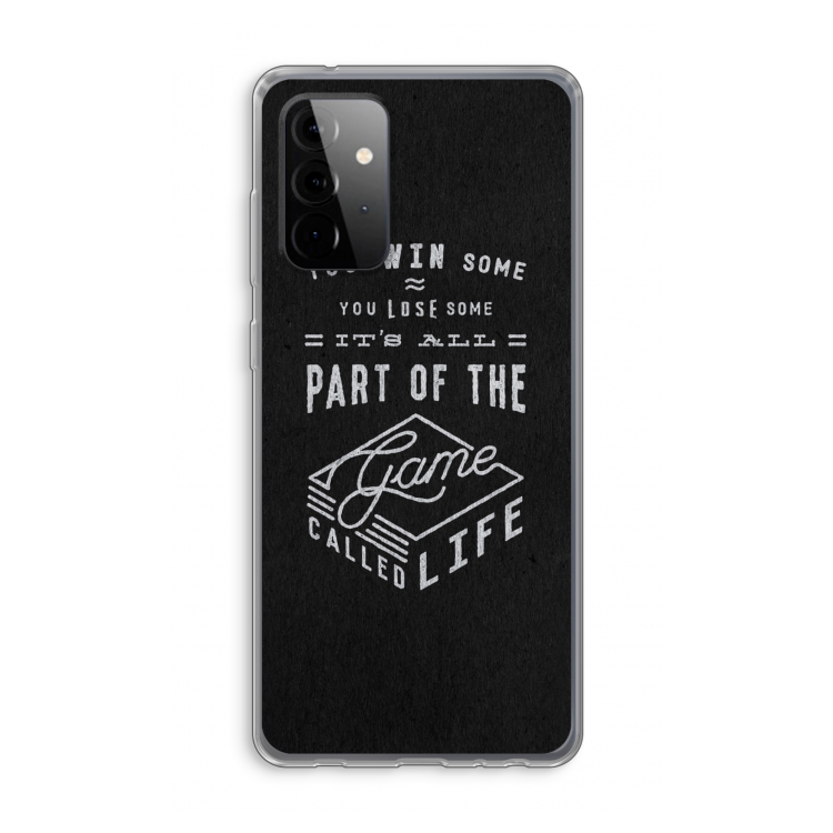 Life: Samsung Galaxy A72 Transparant Hoesje