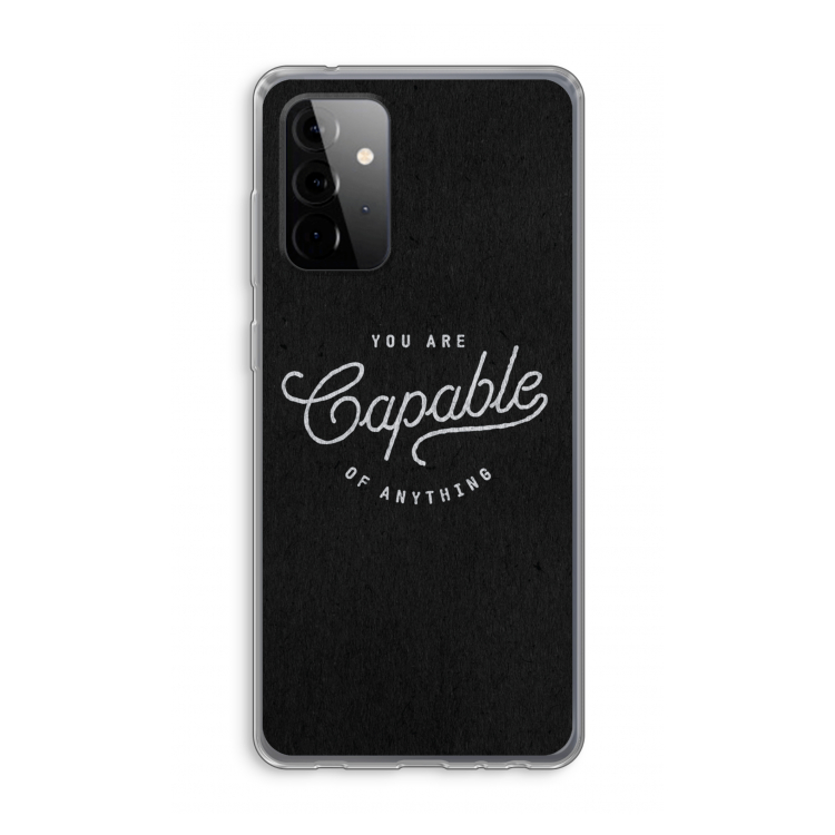 Capable: Samsung Galaxy A72 Transparant Hoesje