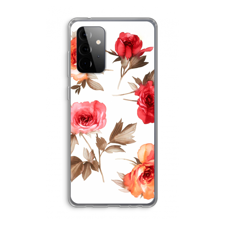 Roosjes: Samsung Galaxy A72 Transparant Hoesje