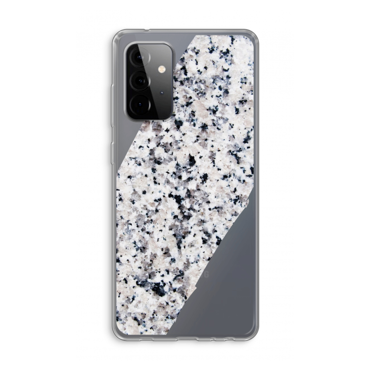 Gespikkelde marmer: Samsung Galaxy A72 Transparant Hoesje