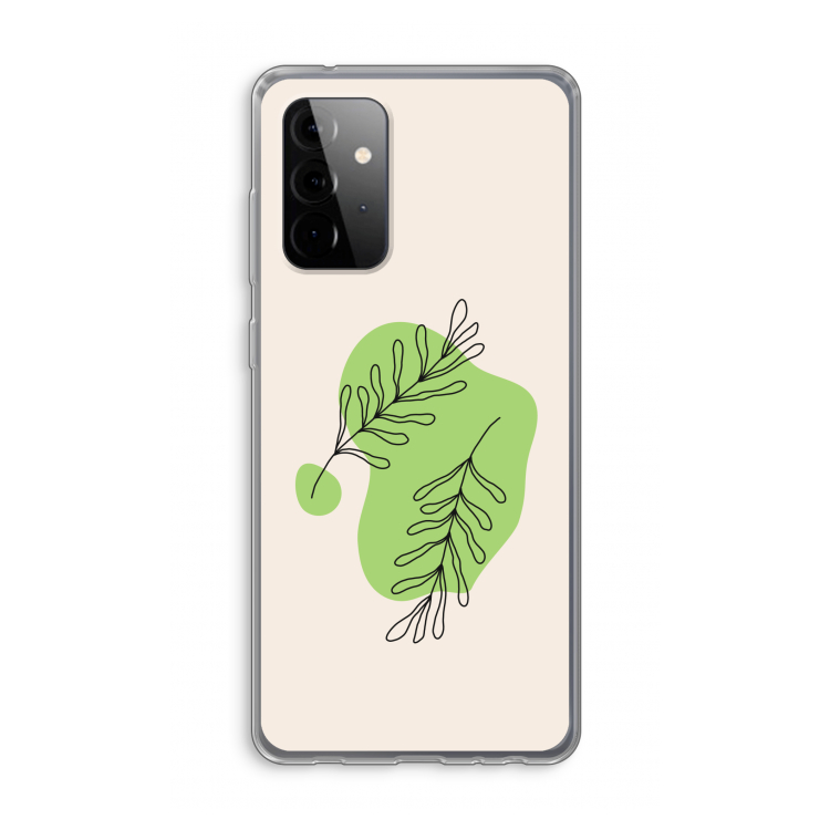 Beleaf in you: Samsung Galaxy A72 Transparant Hoesje