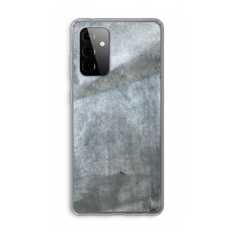 Grey Stone: Samsung Galaxy A72 Transparant Hoesje
