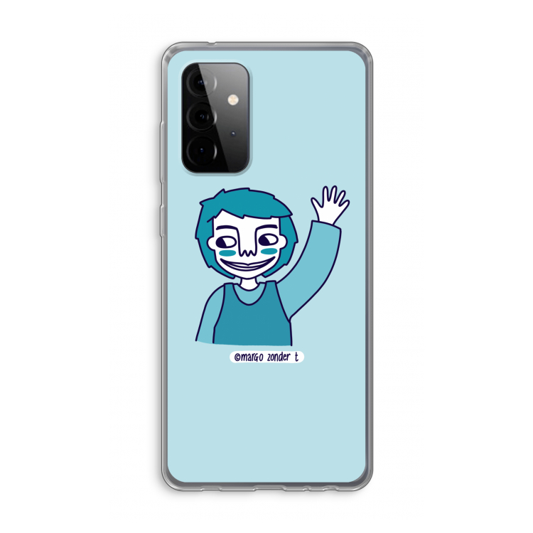 Zwaai: Samsung Galaxy A72 Transparant Hoesje