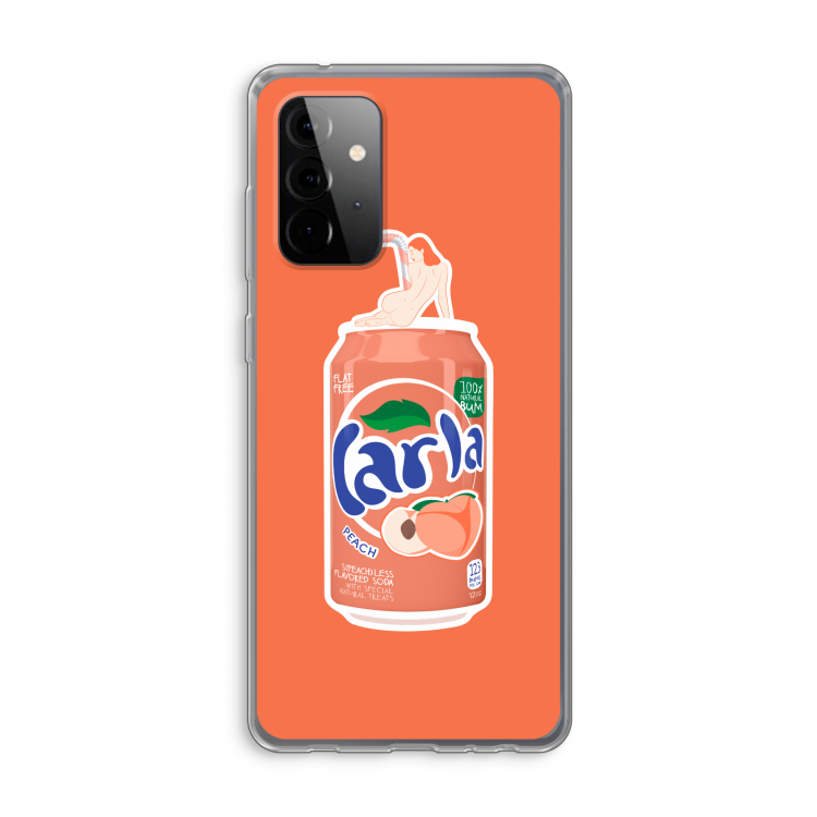 S(peach)less: Samsung Galaxy A72 Transparant Hoesje