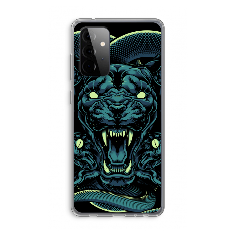 Cougar and Vipers: Samsung Galaxy A72 Transparant Hoesje