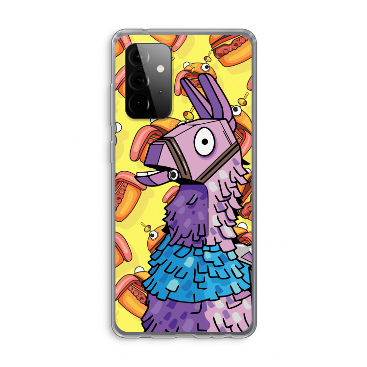 Loot Burger: Samsung Galaxy A72 Transparant Hoesje