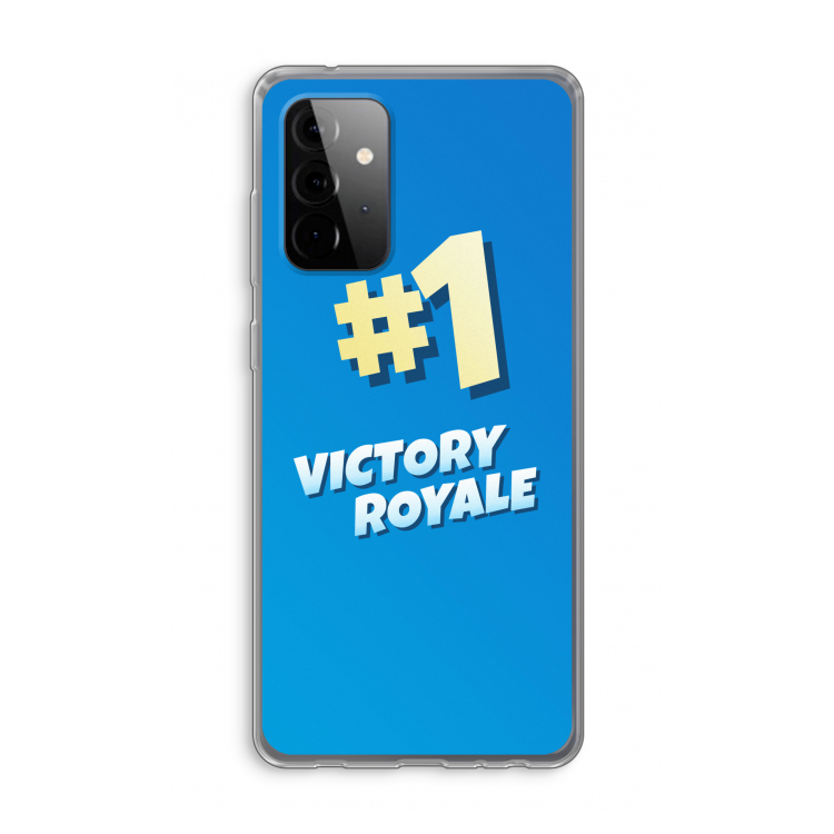 Victory Royale: Samsung Galaxy A72 Transparant Hoesje