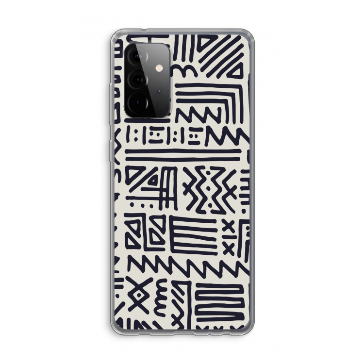 Marrakech print: Samsung Galaxy A72 Transparant Hoesje