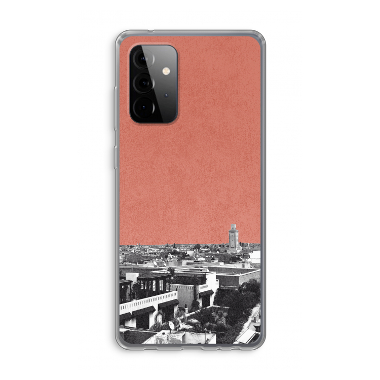 Marrakech Skyline : Samsung Galaxy A72 Transparant Hoesje