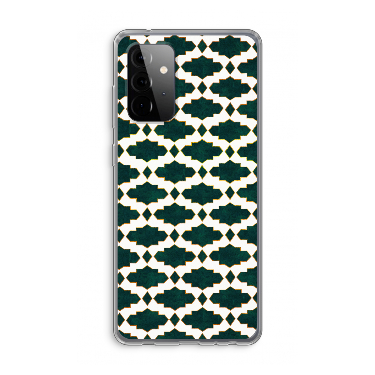 Moroccan tiles: Samsung Galaxy A72 Transparant Hoesje