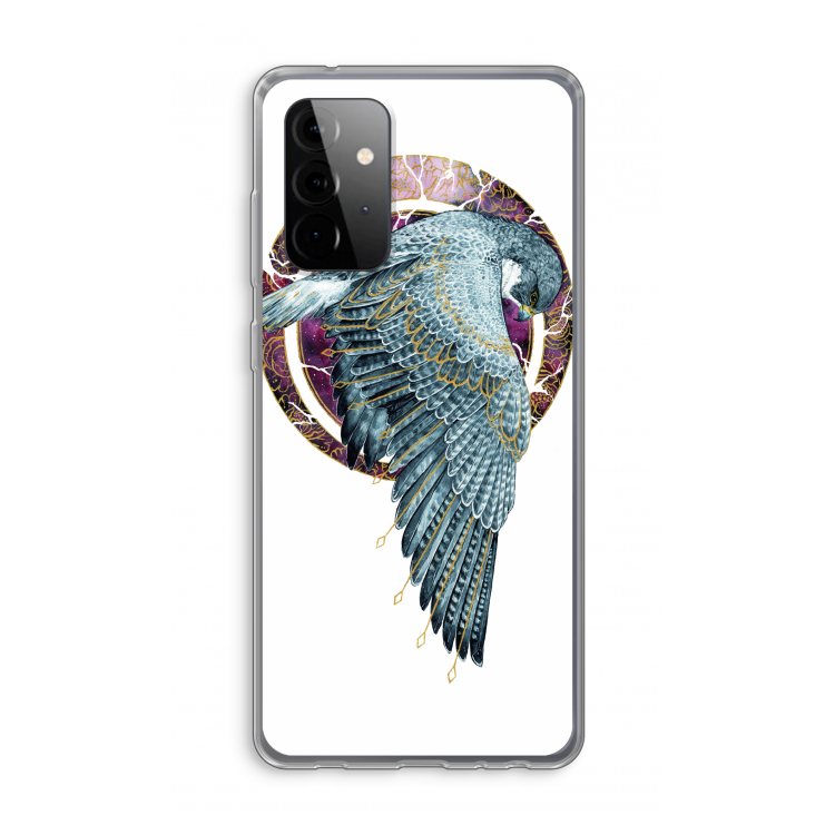 Golden Falcon: Samsung Galaxy A72 Transparant Hoesje