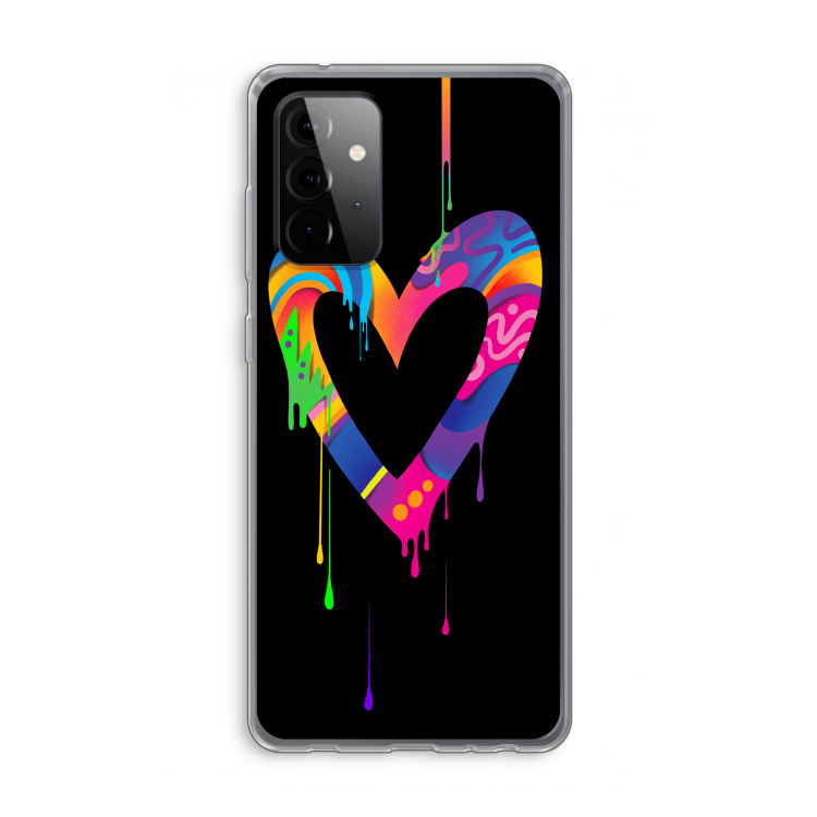 Melts My Heart: Samsung Galaxy A72 Transparant Hoesje