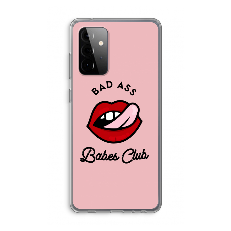Badass Babes Club: Samsung Galaxy A72 Transparant Hoesje