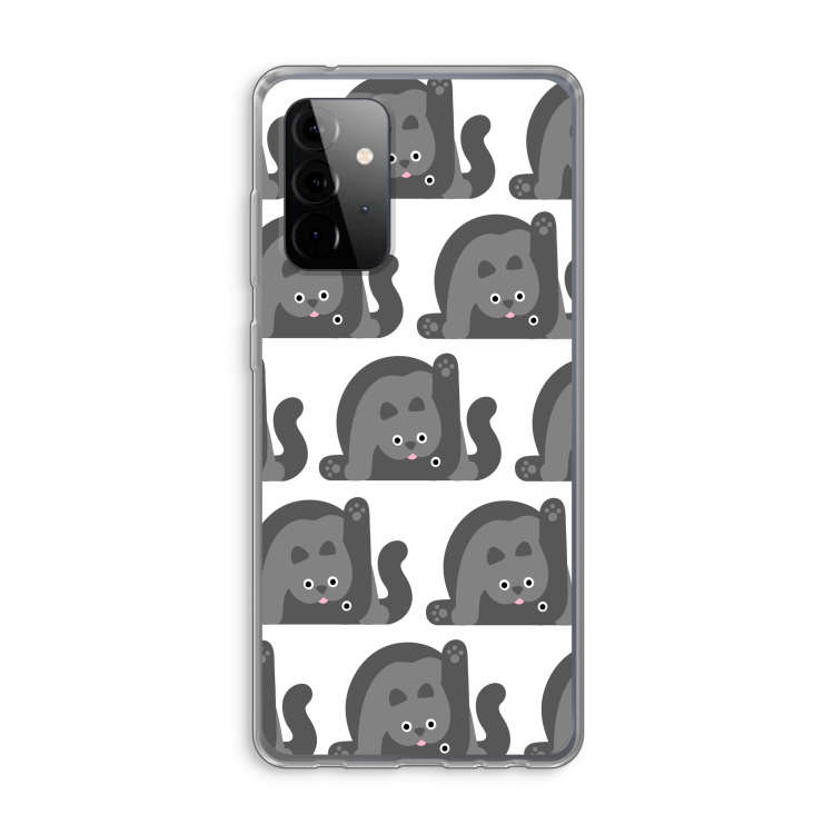 Cats: Samsung Galaxy A72 Transparant Hoesje