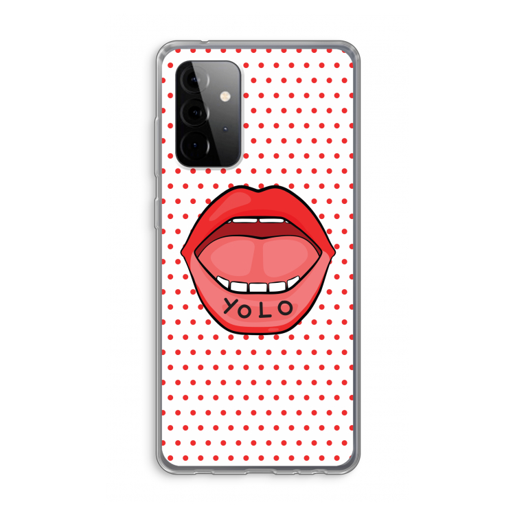 Yolo Denise: Samsung Galaxy A72 Transparant Hoesje