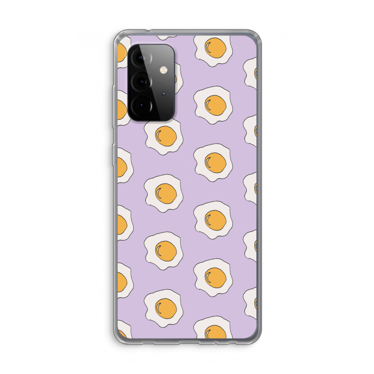 Bacon to my eggs #1: Samsung Galaxy A72 Transparant Hoesje