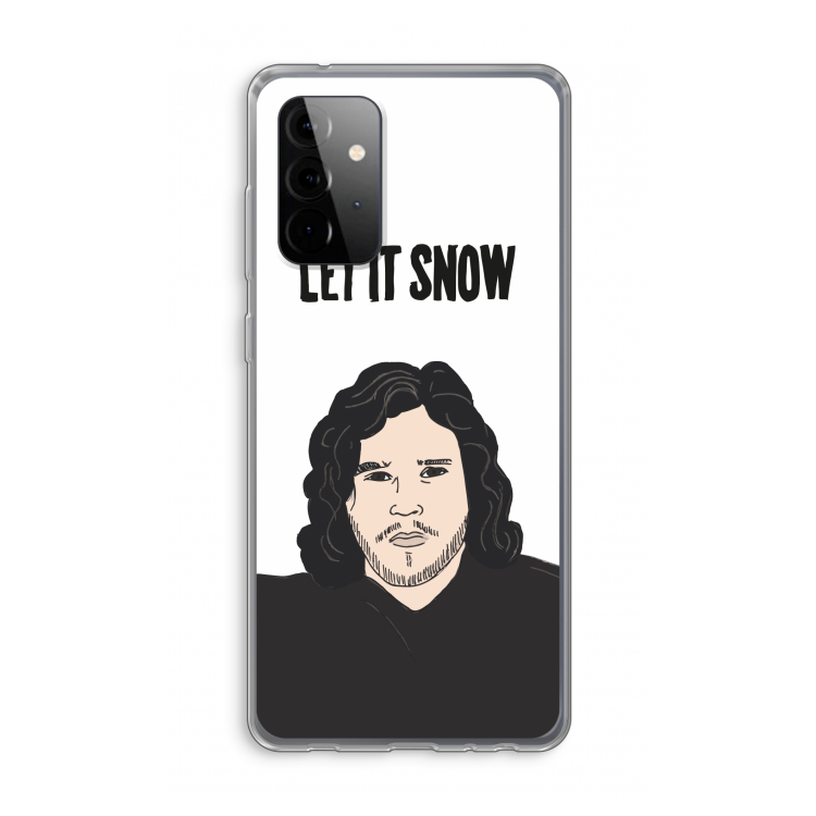 Let It Snow: Samsung Galaxy A72 Transparant Hoesje