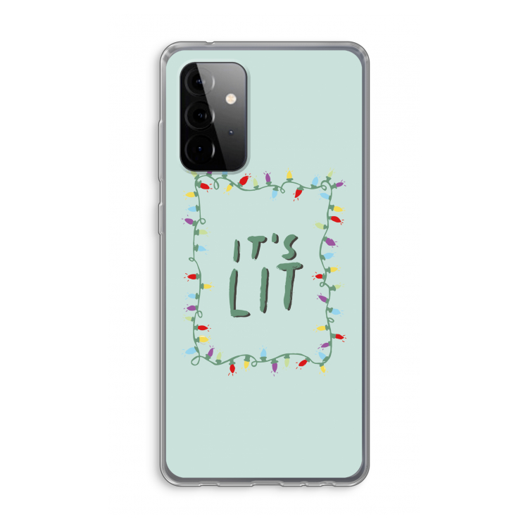 It's Lit: Samsung Galaxy A72 Transparant Hoesje