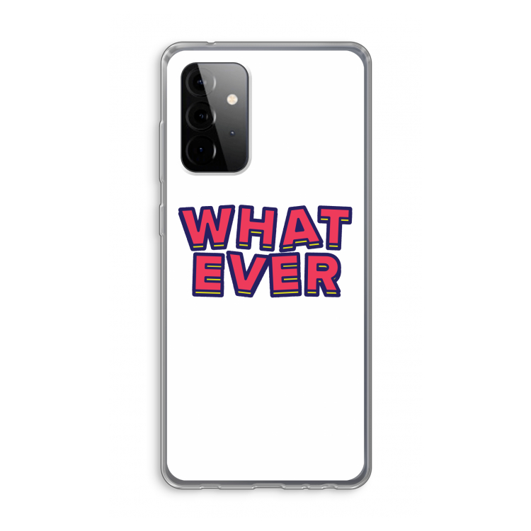 Whatever: Samsung Galaxy A72 Transparant Hoesje