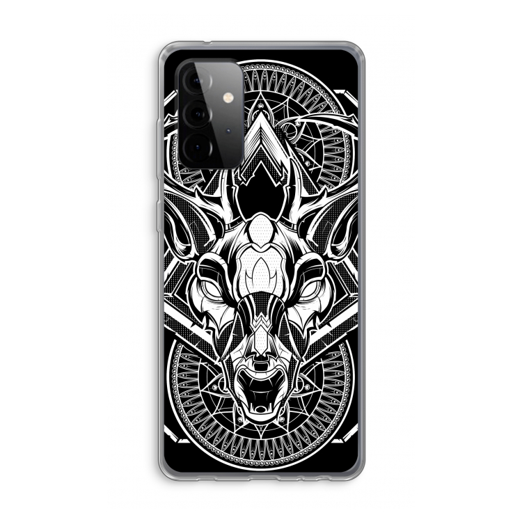 Oh Deer: Samsung Galaxy A72 Transparant Hoesje