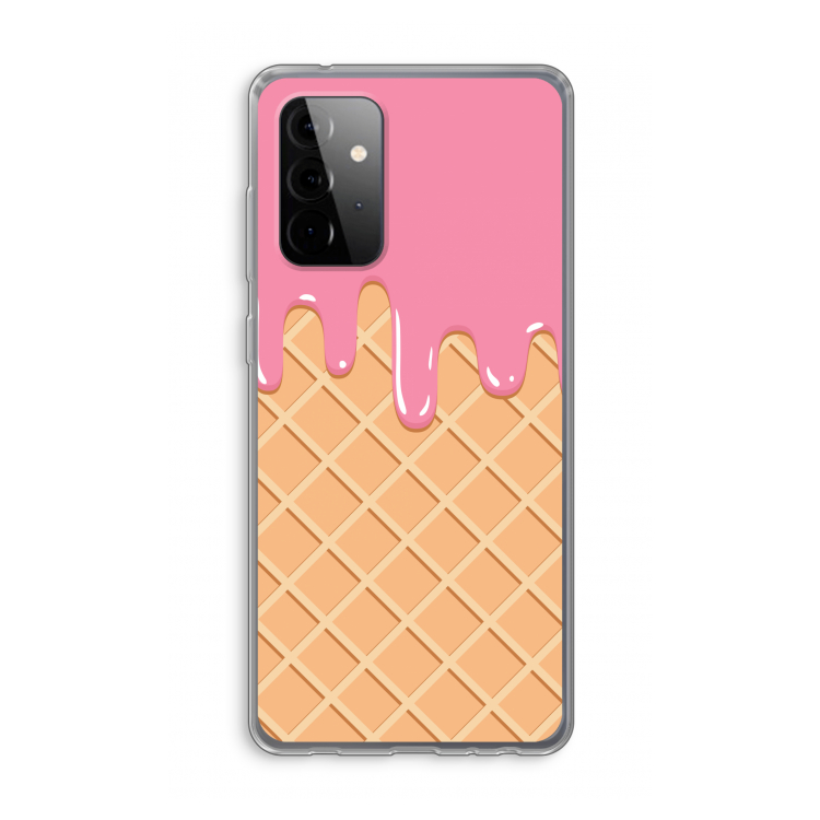 Ice cream: Samsung Galaxy A72 Transparant Hoesje