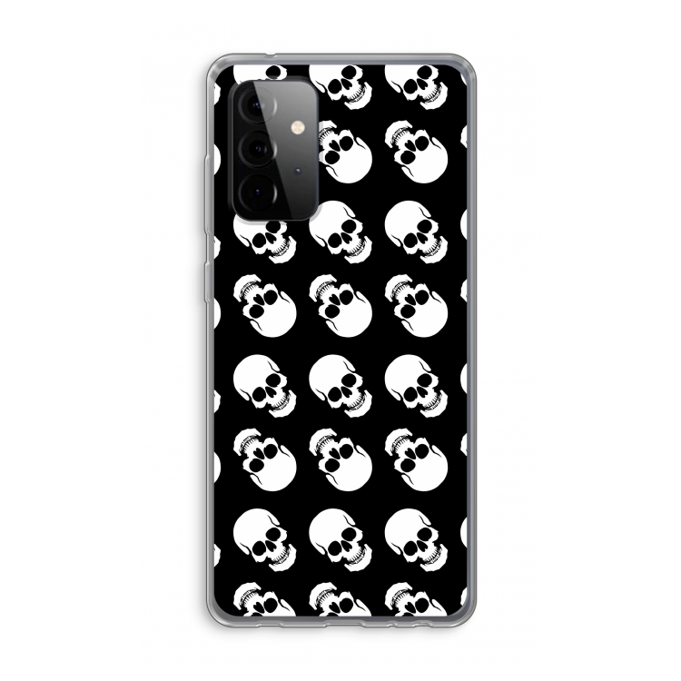 Musketon Skulls: Samsung Galaxy A72 Transparant Hoesje