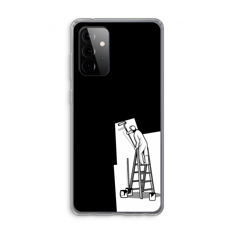 Musketon Painter: Samsung Galaxy A72 Transparant Hoesje