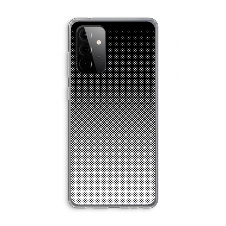 Musketon Halftone: Samsung Galaxy A72 Transparant Hoesje