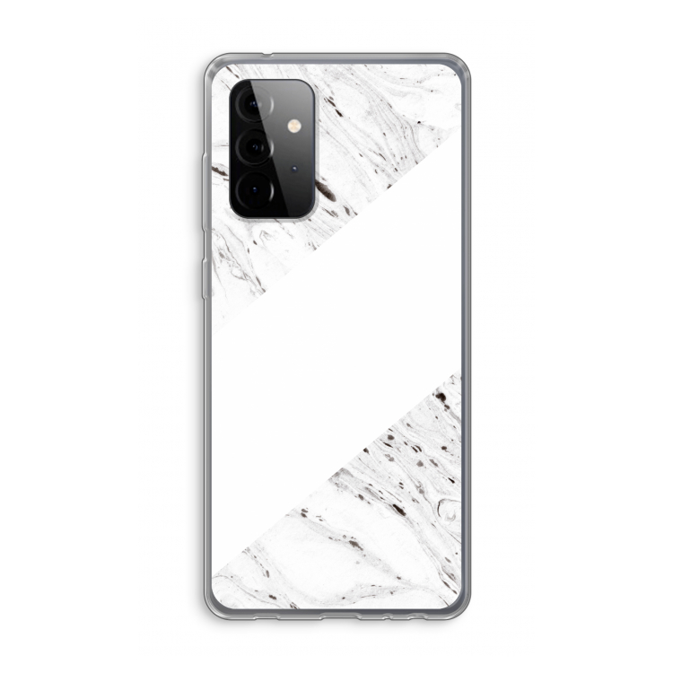 Biggest stripe: Samsung Galaxy A72 Transparant Hoesje